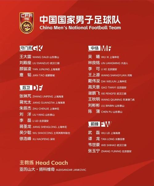 中国足协集训名单引热议