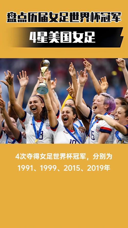 历届女足世界杯冠军一览表