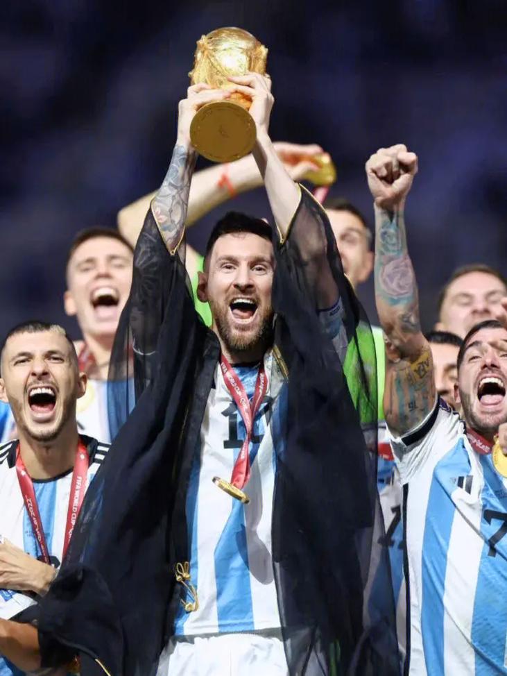 梅西代表阿根廷参加世界杯