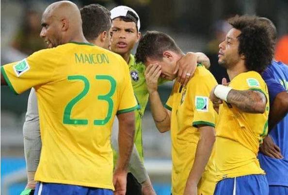 2014世界杯巴西1:7德国球迷表情